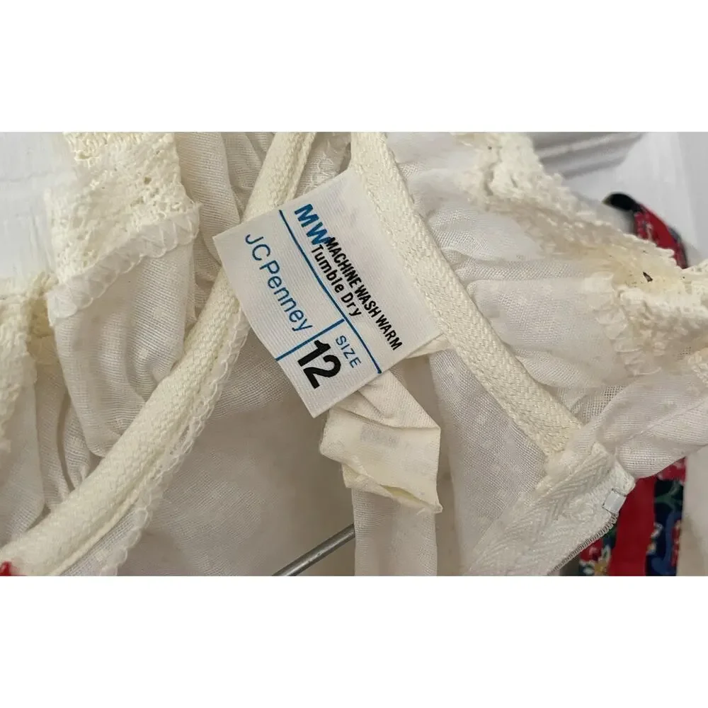 Vintage JC Penney Girls Dress Sz 12 EUC